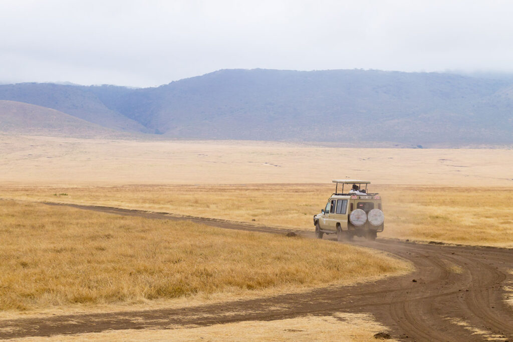 Toyota Land Cruiser Safari 4x4 from the 4x4 Car Rental Rwanda fleet, ready for a national park trip