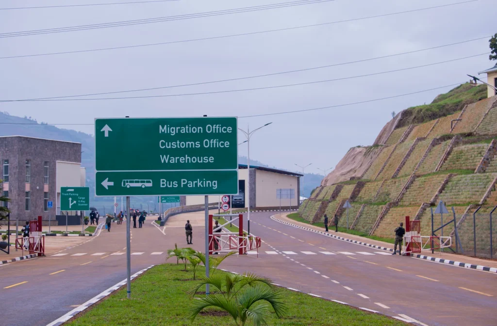 Katuna border crossing between Rwanda and Uganda